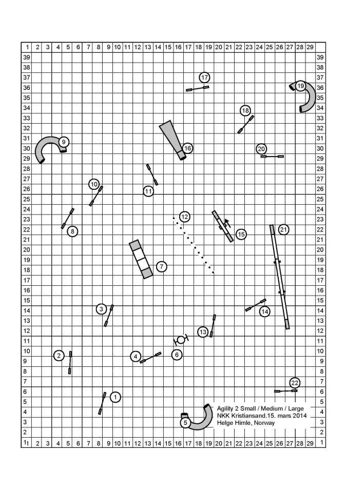 agility 2 Small Medium Large Kristiansand 15 mars 2014