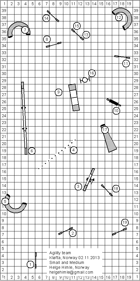 agility team klofta, norway small and medium 02112013