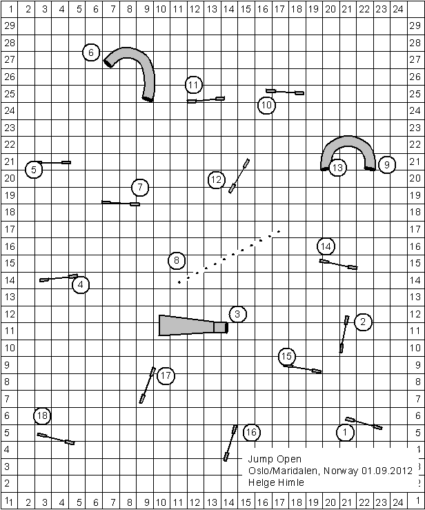 jump open Oslo, Norway 01.09.12