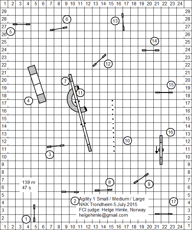 agility 1 liten medium stor NKK trondheim 050715
