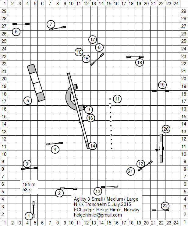 agility tre små, mellomstore store NKK trondheim 050715