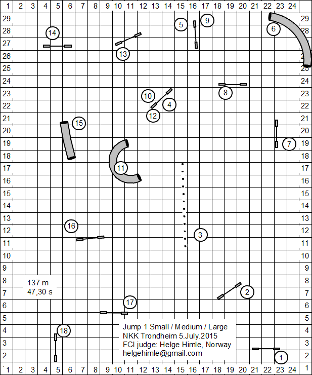 hoppe en liten medium stor NKK trondheim 050715