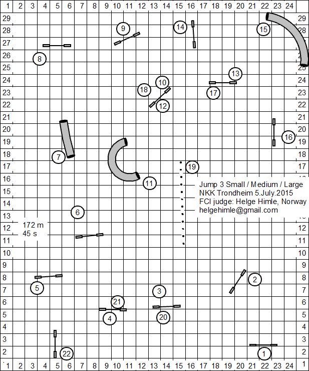 hoppe tre små, mellomstore store NKK trondheim 050715