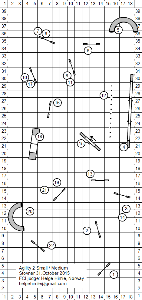 agility 2 small medium klofta